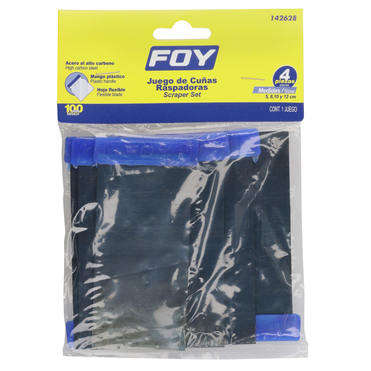 Jgo cuñas raspar mgo plast 4pz