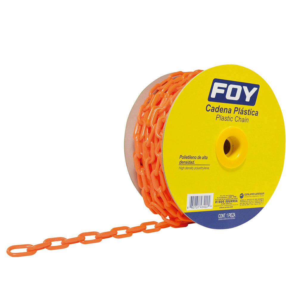 Cadena plast 6mm 25m nja