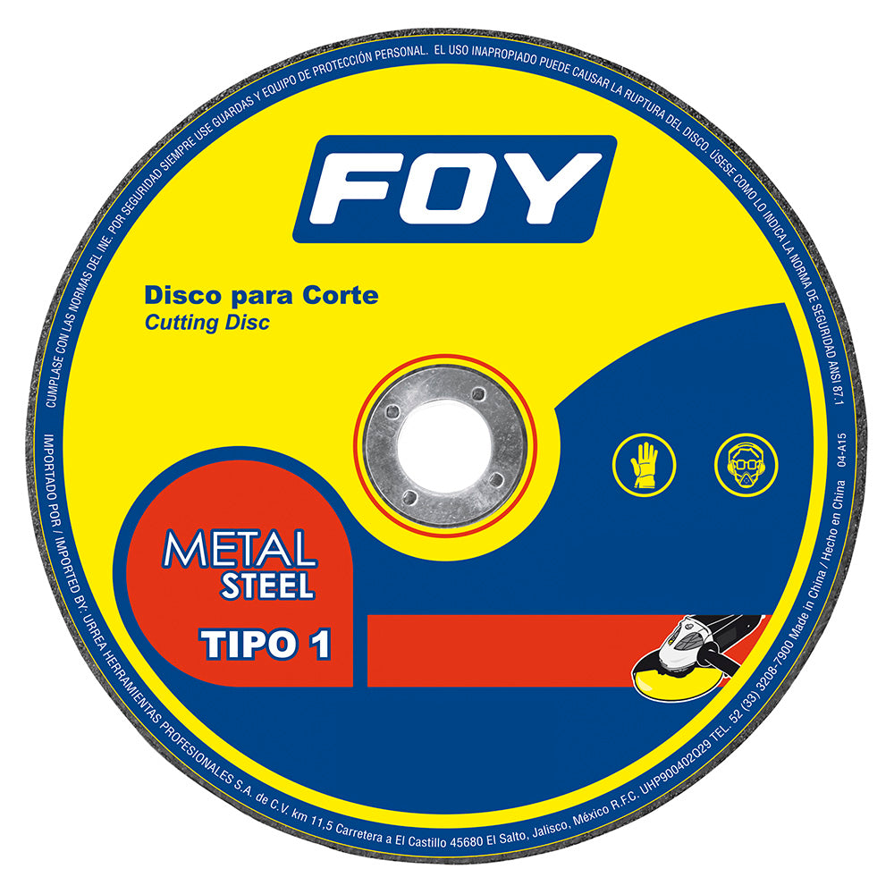 Disco abr t/1 met 9 inx1/8 in