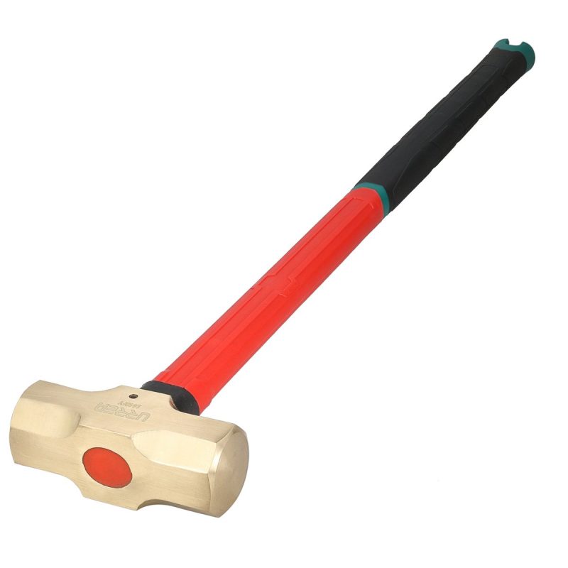 Marro de bronce con mango largo de fibra de vidrio 35 in, 10lb