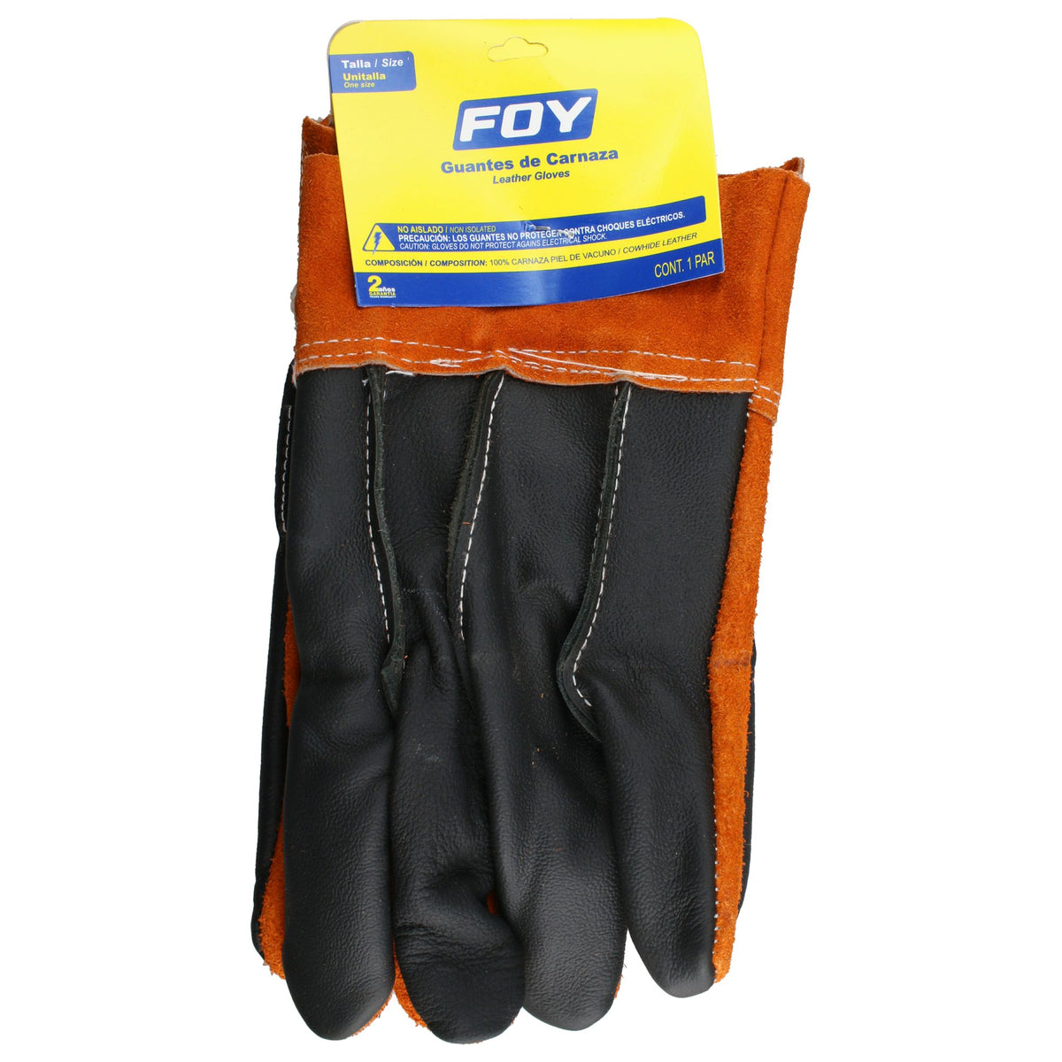 Guantes carnaza puño cto unit
