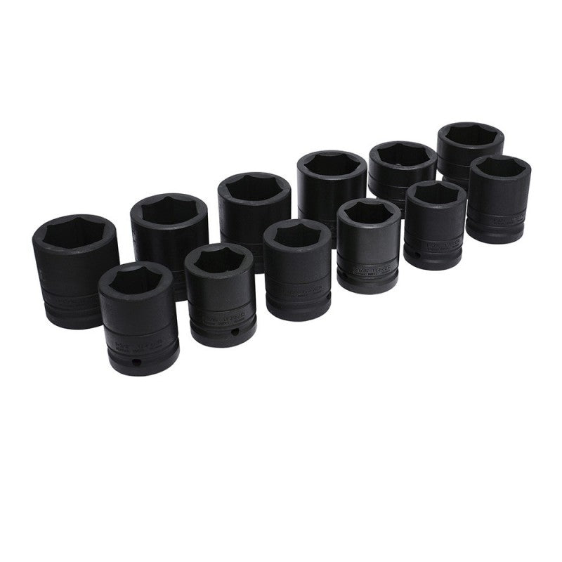 Juego 12 dados de impacto pared delgada en pulgadas 1 pulgadas