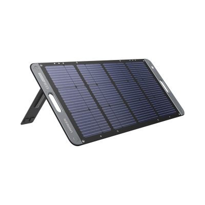 UGREEN - Panel Solar Plegable 100W / Recomendado para el Power Station Portable de 600W UGREEN /  Alta Eficiencia de Conversión / Alineación Inteligente de la Luz Solar / Resistente Al Agua Y Duradero / Incluye Cable XT60 Macho a Macho 2m.
