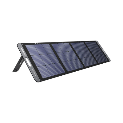 UGREEN - Panel Solar Plegable 200W / Recomendado para el Power Station Portable de 1200W UGREEN /  Alta Eficiencia de Conversión / Alineación Inteligente de la Luz Solar / Resistente Al Agua y Duradero / Incluye Cable XT60 Macho a Macho 2m.