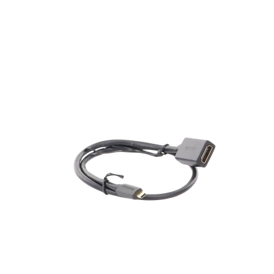 UGREEN - Adaptador Micro HDMI a HDMI (HDMI Tipo D) / 18Gbps / 4K@60Hz / HDR / Tecnología 3D / ARC / Carcasa PC+ABS / HDCP / Longitud de 22 cm (8.66 pulgadas)