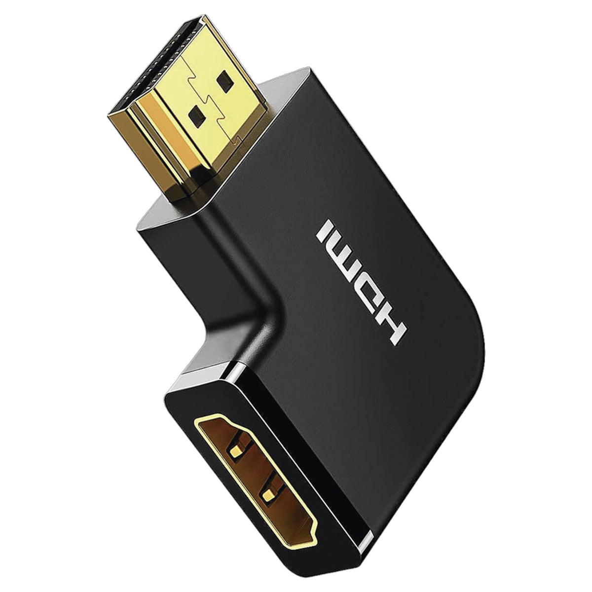 UGREEN - Adaptador HDMI Tipo L Macho a Hembra / Hacia Abajo / HDMI 2.0  4K@60Hz / Proporciona Flexibilidad Sin Doblar los Cables HDMI