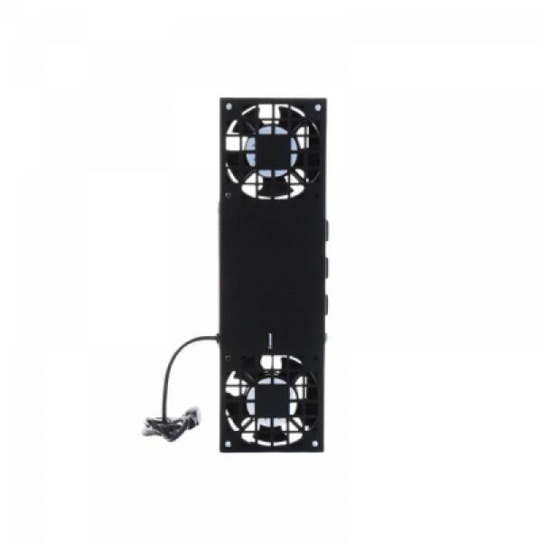 LINKEDPRO - Panel de Ventilación para Rack / 1U / 19" / Kit de 2 Piezas / Acero Calibre 18 / Ventilación 54% / Acabado Electrostático Negro