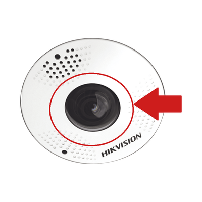 HIKVISION - Mica de Reemplazo para Fisheye / DS-2CD2945FWD y DS-2CD6365G0E-IVS(B)