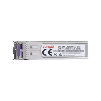 RUIJIE - Transceptor Lado (B) un Hilo BiDi  SFP 2.5Gb LC Monomodo Tx 1550nm / Rx 1310nm, hasta 3km