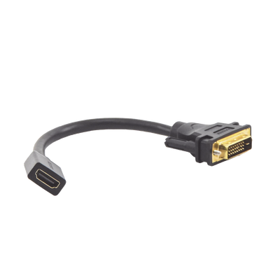 UGREEN - Convertidor DVI Macho a HDMI Hembra | Bidireccional | DVI 24+1 | 1080P@60Hz | Cable de 22 cm (8.66 Pulgadas) | Negro