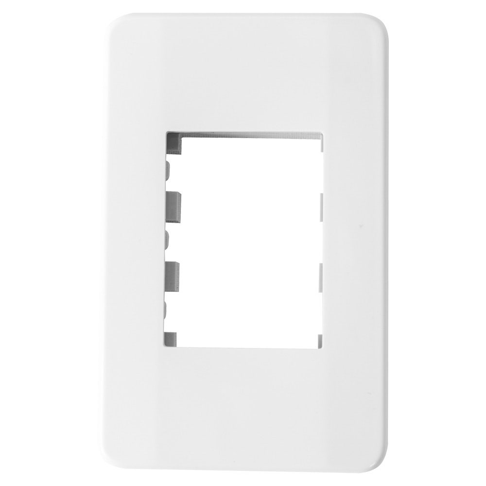 IUSA - Placa tradizione de 3 ventanas color blanco