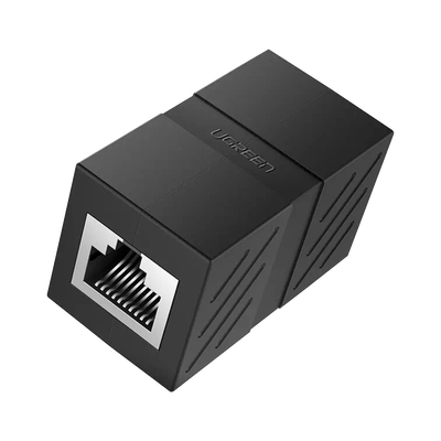 UGREEN - Acoplador (Extensor de Cable Ethernet RJ45 a RJ45) | 1000Mbps | Compatibilidad con Cat7 Cat6A Cat6 Cat5e | Compatible con POE | Ignífugo | ABS