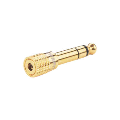 UGREEN - Adaptador (Convertidor) de Audio 3.5mm Hembra a 6.5mm Macho / Plug & Play / Superficie de Rosca Antideslizante / Calidad de sonido sin pérdidas