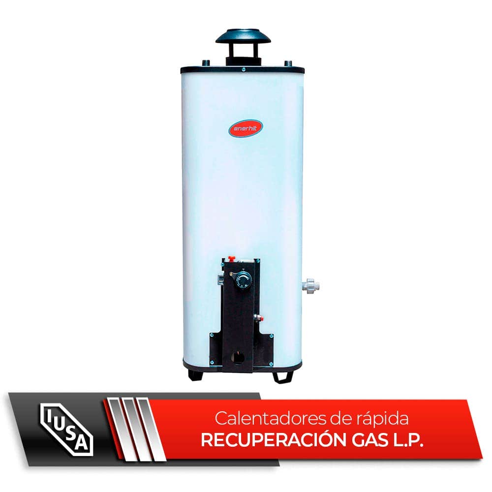 IUSA - Calentador rápida recuperación 12 L gas L.P. IUSA