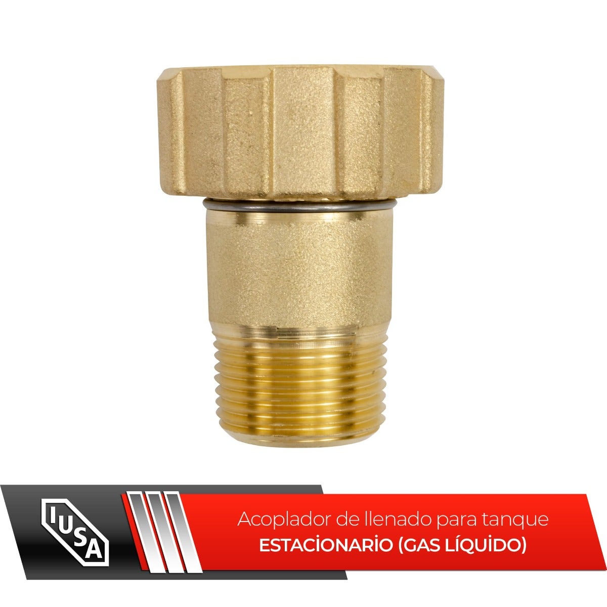 IUSA - Acoplador de llenado para tanque estacionario 1 3/4” ACME x 1” NPT