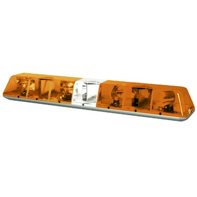 FEDERAL SIGNAL - Torreta TurboBeam Plus 47", 12 Vcc, 17.2 A con transparente y domos ámbar