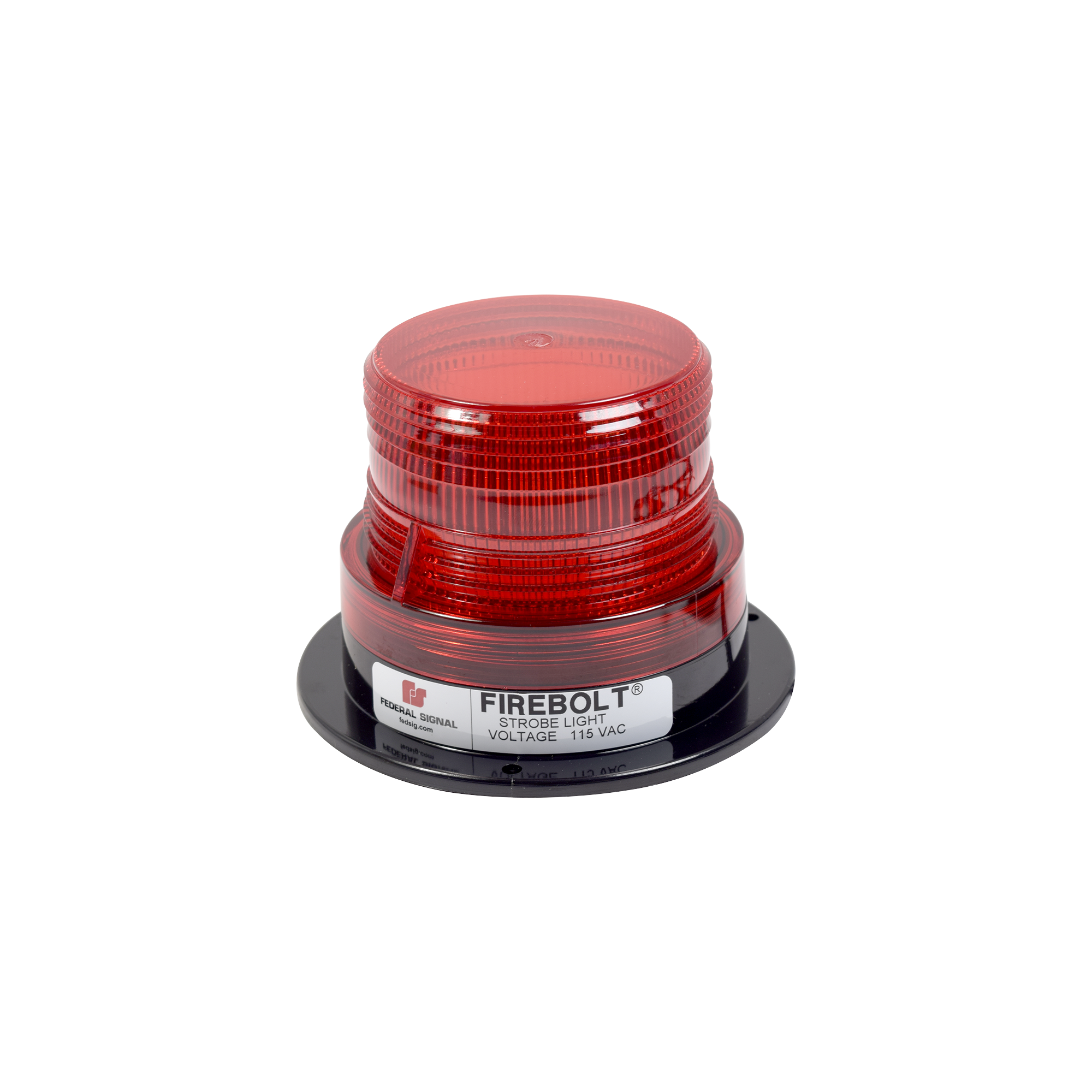 FEDERAL SIGNAL - Estrobo Rojo FireBolt Plus sin tubo de reemplazo, 115 Vca