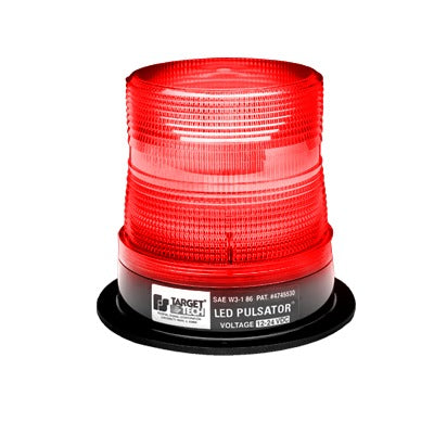 FEDERAL SIGNAL - Burbuja PULSATOR LED clase 2 color rojo, montaje permanente
