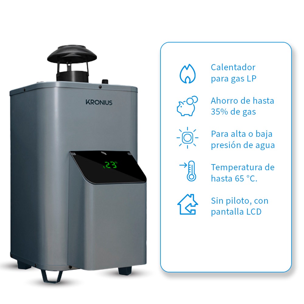 IUSA - Calentador rápida recuperación Kronius 5 L/min IUSA