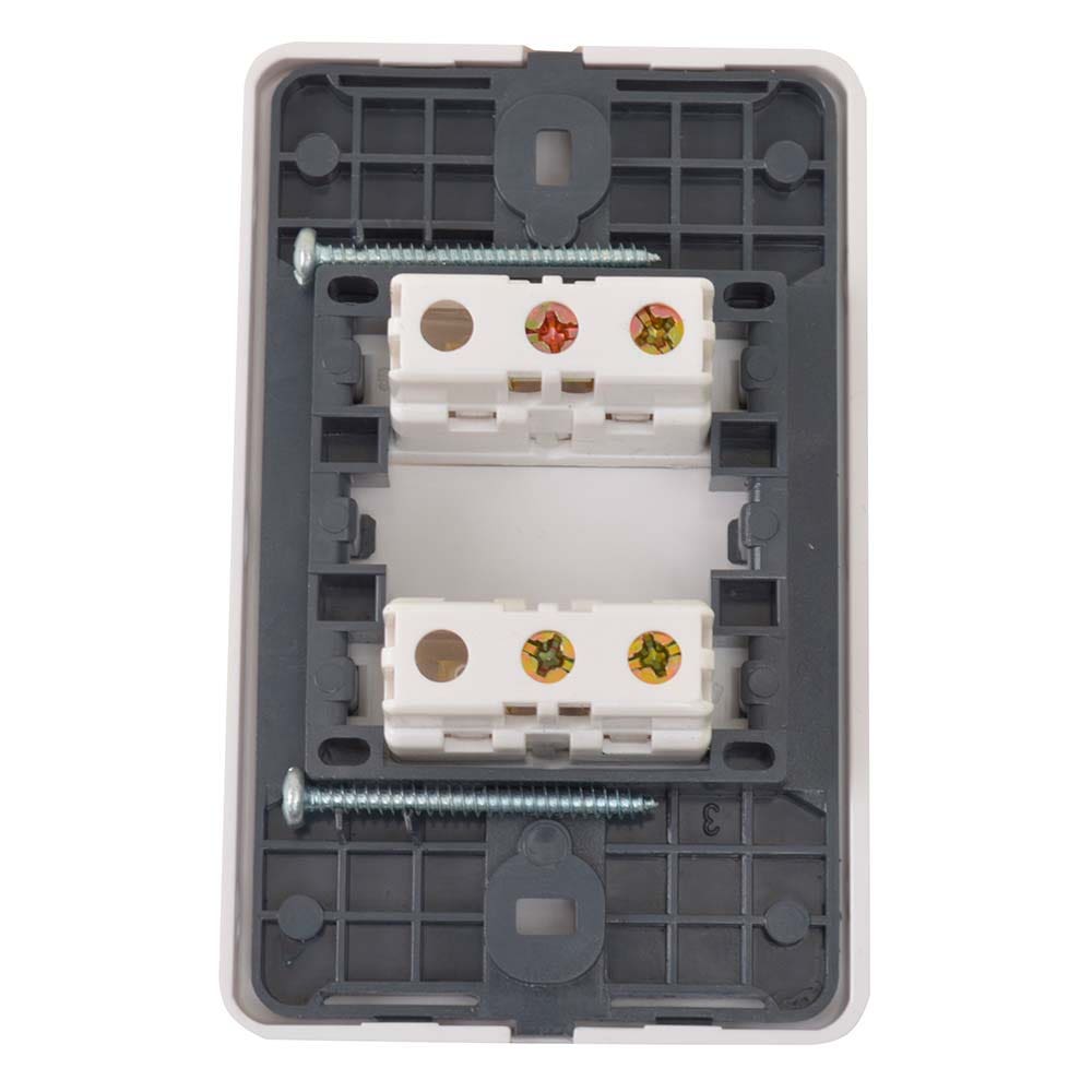 IUSA - Placa tradizione con 2 interruptores sencillos