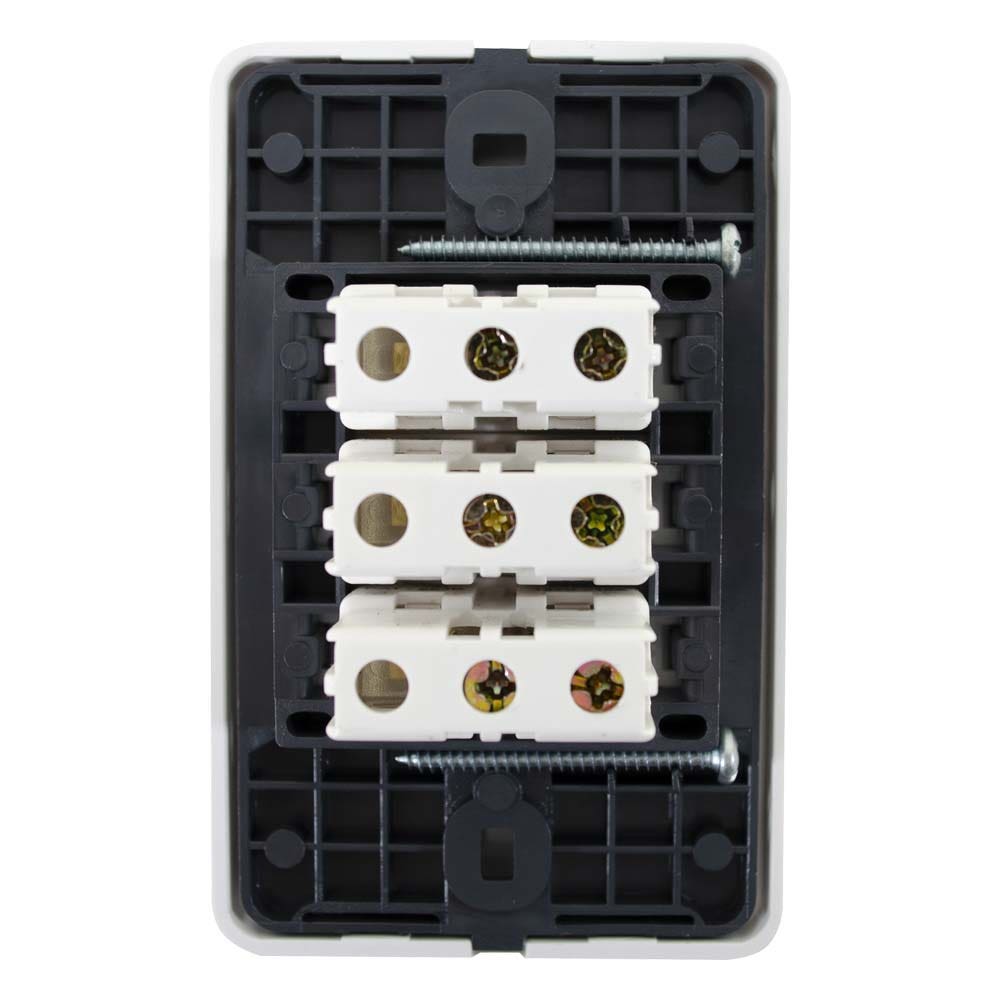 IUSA - Placa tradizione con 3 interruptores sencillos