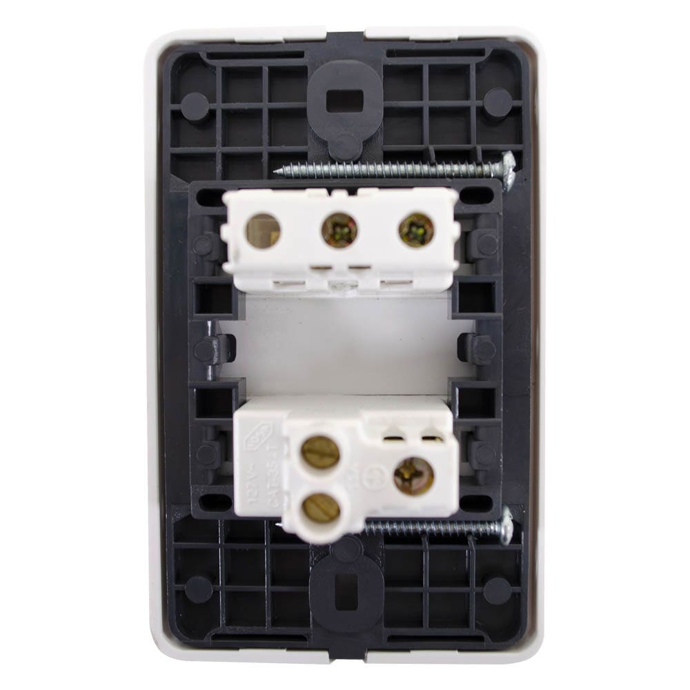 IUSA - Placa tradizione con interruptor y contacto