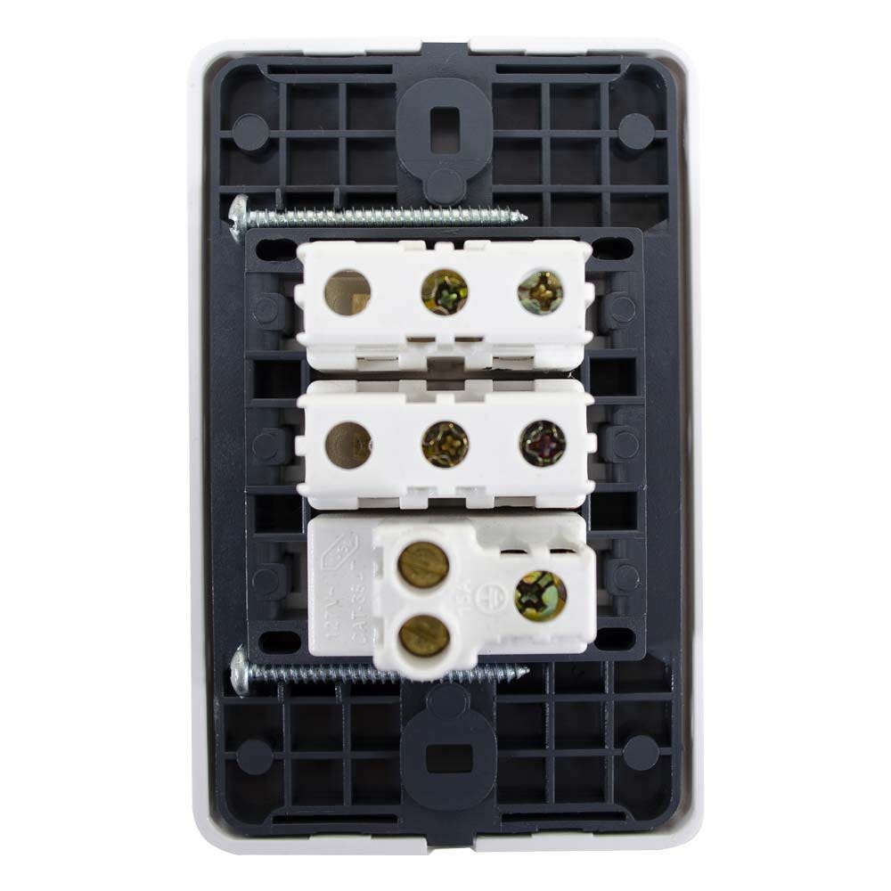 IUSA - Placa tradizione con 2 interruptores y 1 contacto