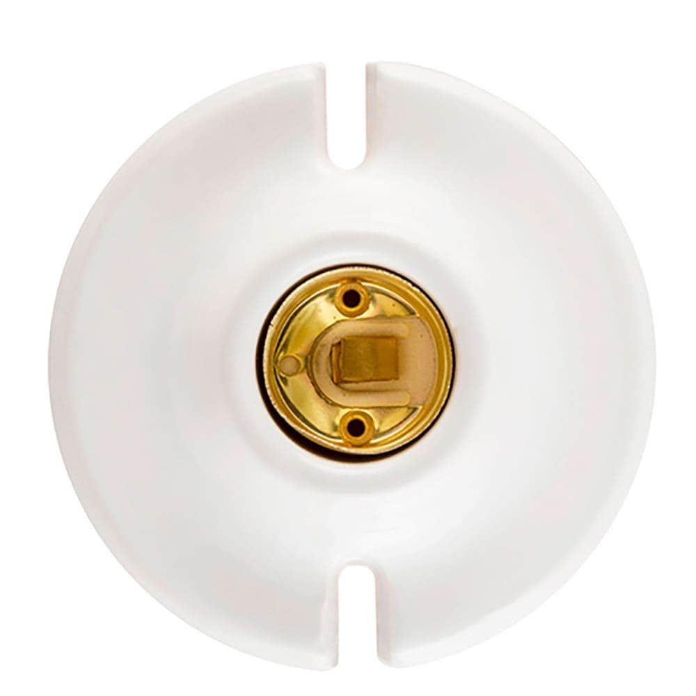 IUSA - Portalámpara redondo de 92.5 mm embolsado