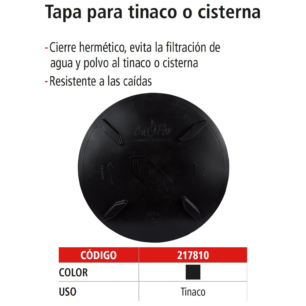 IUSA - Tapa Hermética para Tinaco, IUSA