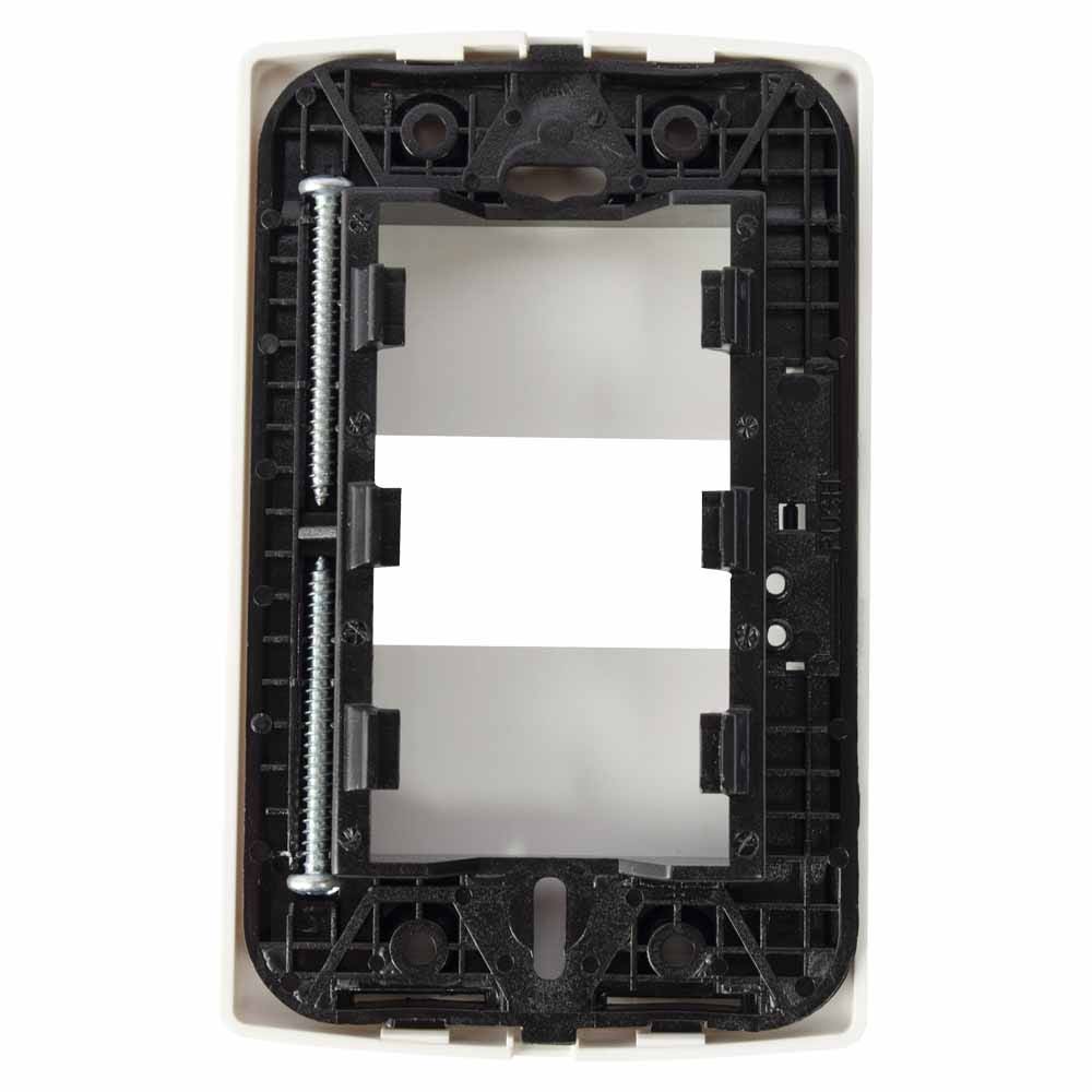 IUSA - Placa scudetto prime de 1 ventana color blanco brillante