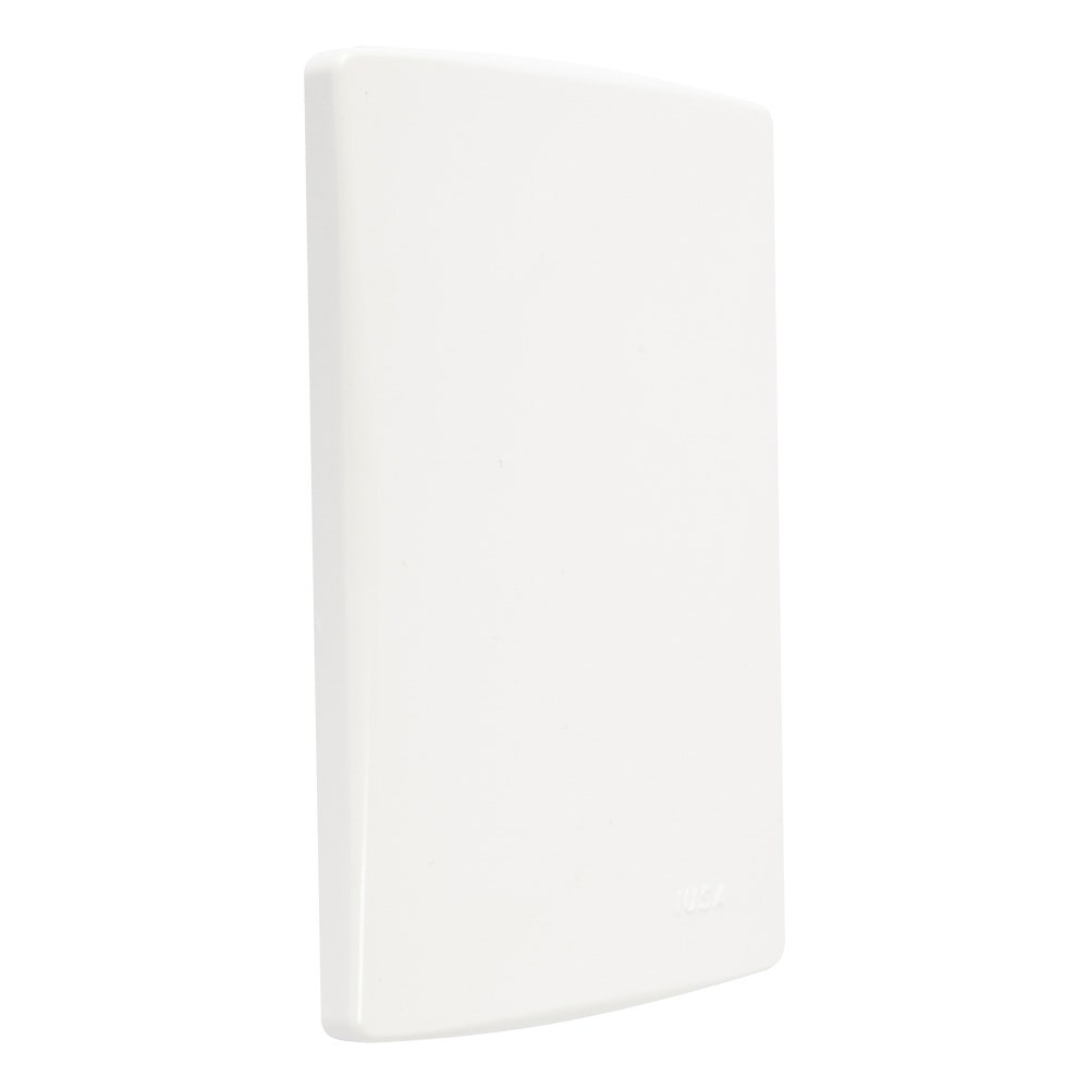 IUSA - Placa ciega scudetto prime color blanco brillante