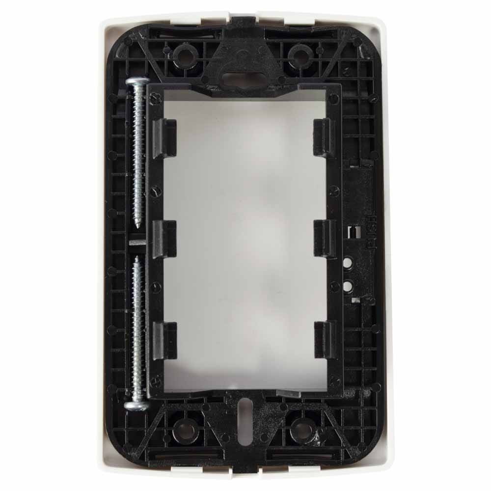 IUSA - Placa ciega scudetto prime color blanco brillante