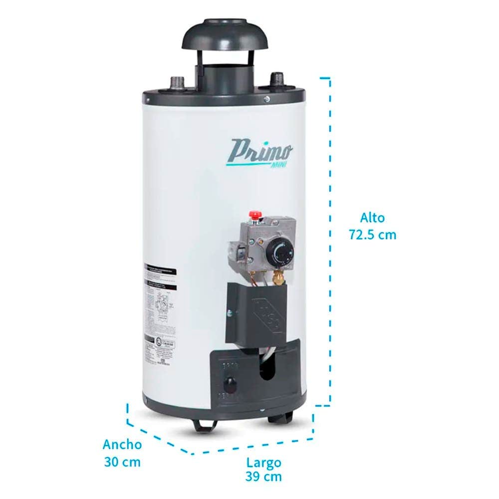 IUSA - Calentador de paso primo plus 6 litros gas natural