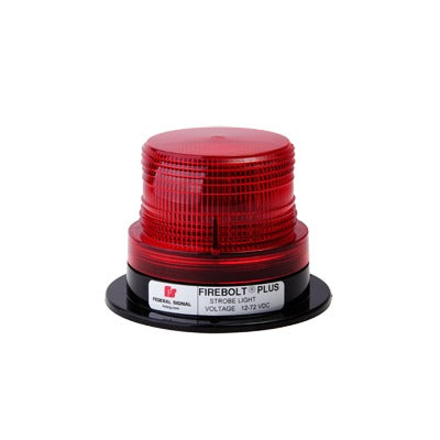 FEDERAL SIGNAL - Estrobo rojo FireBolt Plus con tubo de reemplazo, 12-72 Vcc (2 Joules)