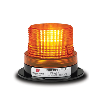 FEDERAL SIGNAL - Estrobo ámbar FIREBOLT PLUS de tecnología LED, 12-72 Vcc