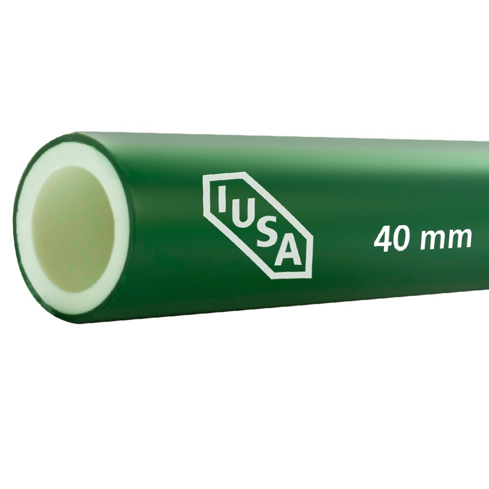 IUSA - Tubo bicapa ppr de 4 m 40 mm
