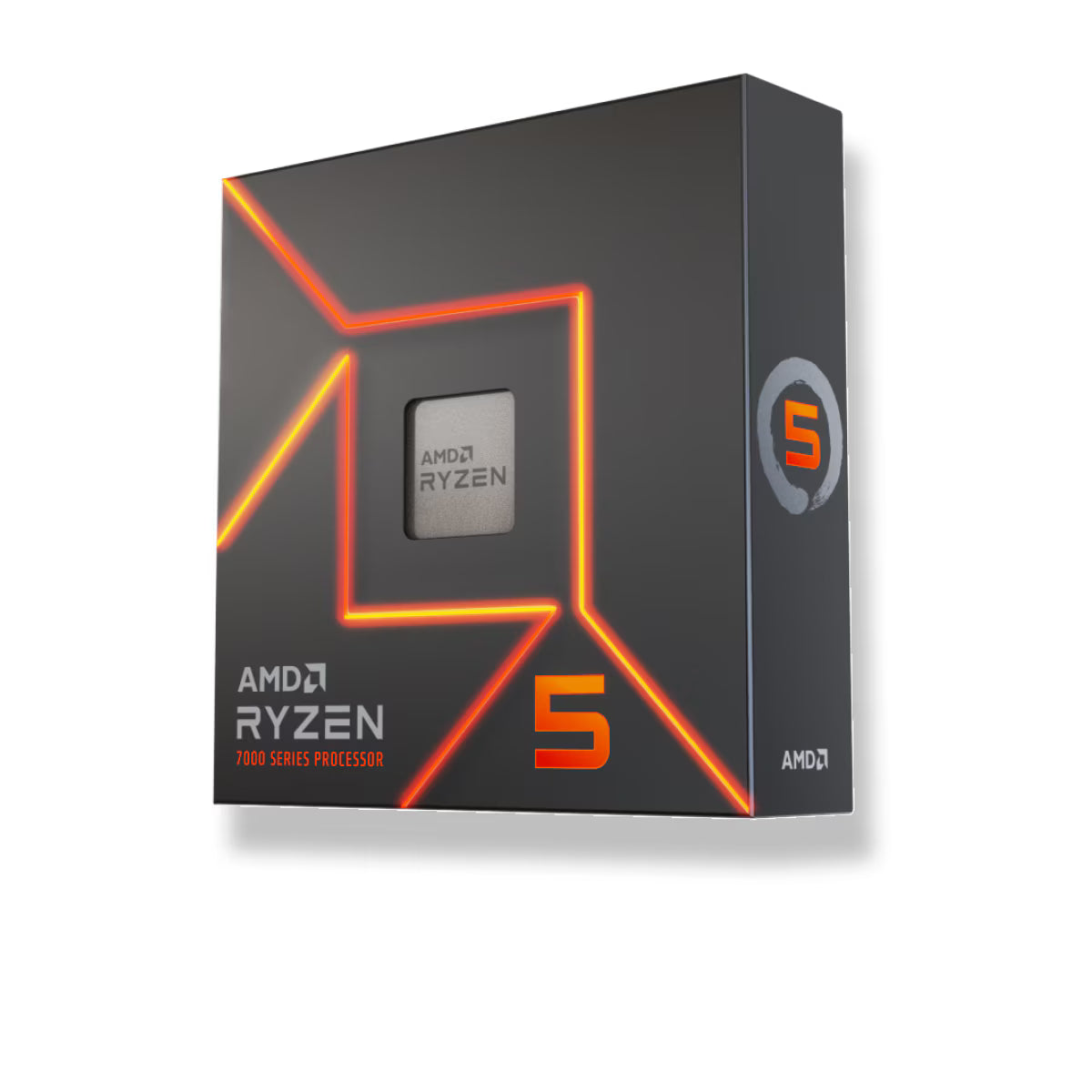 AMD - Procesador AMD Ryzen 5 7600X 4.7GHz 32MB 105W S AM5 Hexa Core con Gráficos sin Disipador 100-100000593WOF