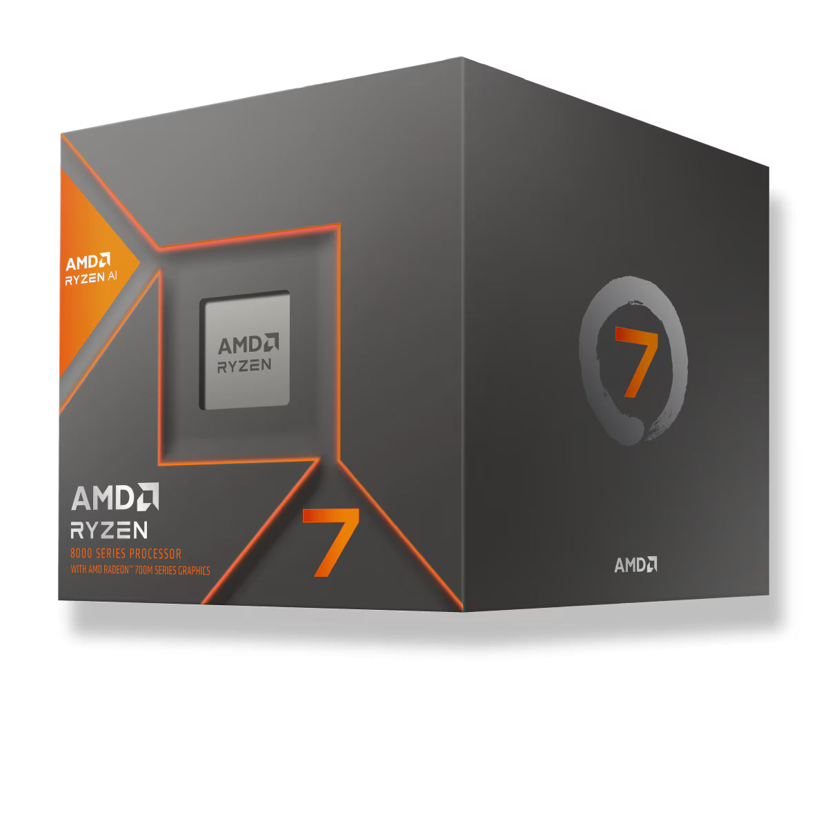 AMD - Procesador AMD Ryzen 7 8700G 4.2GHz 16MB 65W 8 Cores 16 Threads AI 16 TOPS Socket AM5 con Graficos con Disipador