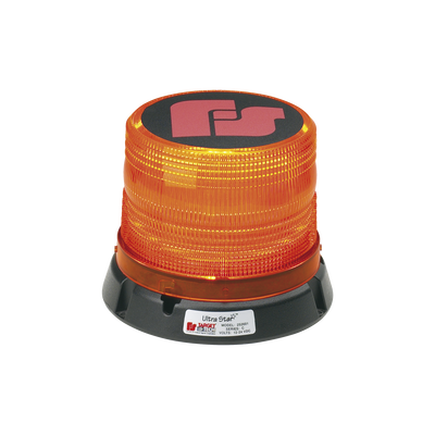 FEDERAL SIGNAL - Burbuja de emergencia en color ámbar, montaje magnético, incluye adaptador para encendedor vehicular.
