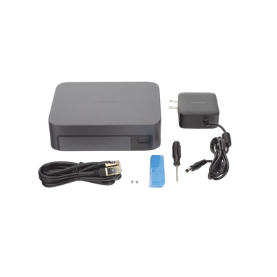 UGREEN - NASync DXP480T Plus | SO UGOS Pro |  Intel X86 12th Gen Intel® Core™ i5 | SSD 128 GB | 4-Bahias (M.2 NVMe) | 8GB DDR5 (Exp. a 32GB) | 4 Puertos Thunderbolt™4 | WiFi | 1*USB3.2 Gen2, 10Gb/s | HDMI 8K.