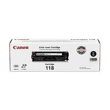 CANON - Toner Canon 118 Negro para ImageClass Series LBP7200Cdn / LBP7660Cdn / MF8350Cdn / MF8380Cdw / MF8580Cdw / MF726Cdw /