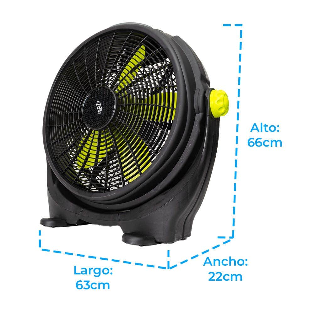 IUSA - Ventilador de piso de 20" con perilla de tres velocidades