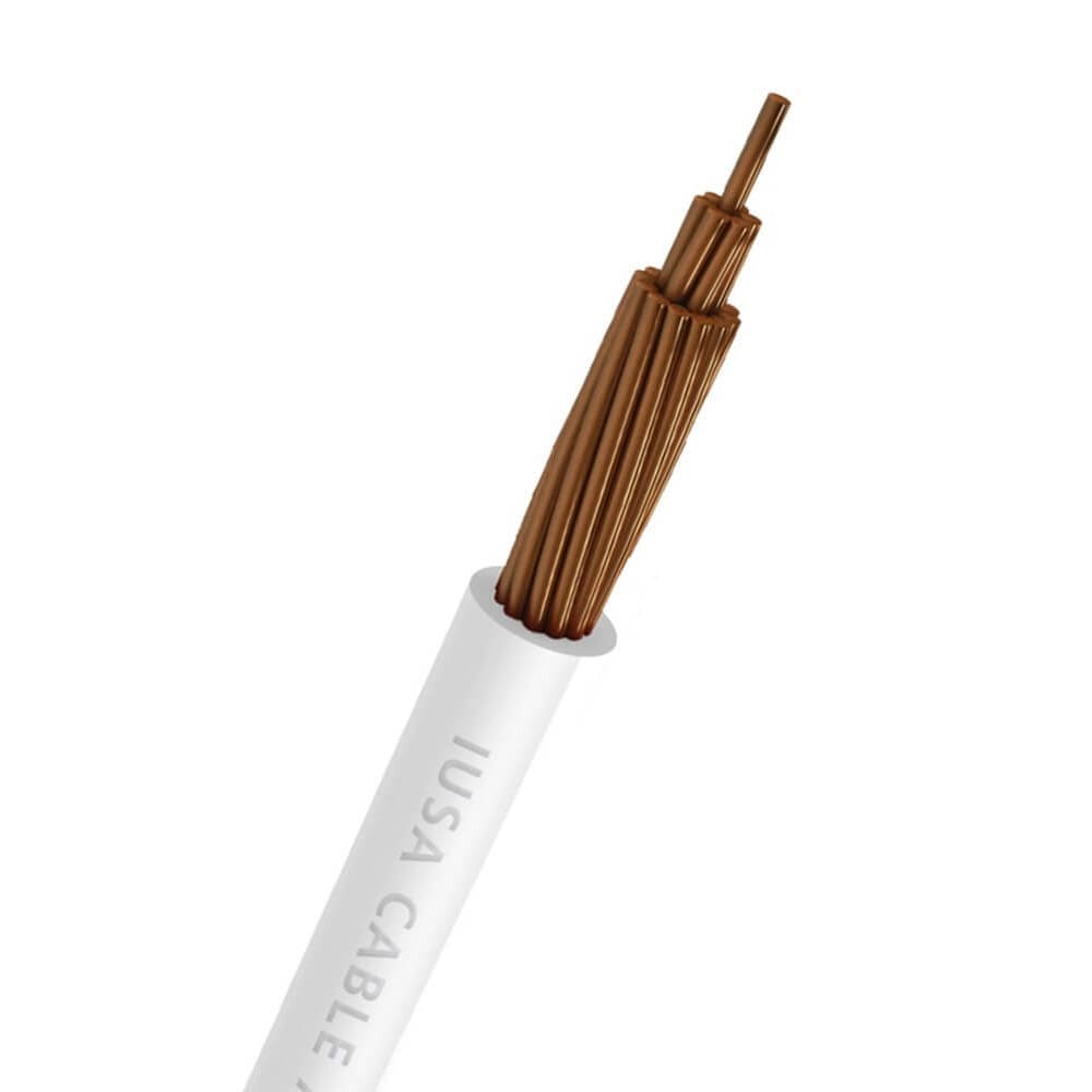 IUSA - Cable THHW-LS ROHS IUSA Calibre 10 AWG blanco 20M