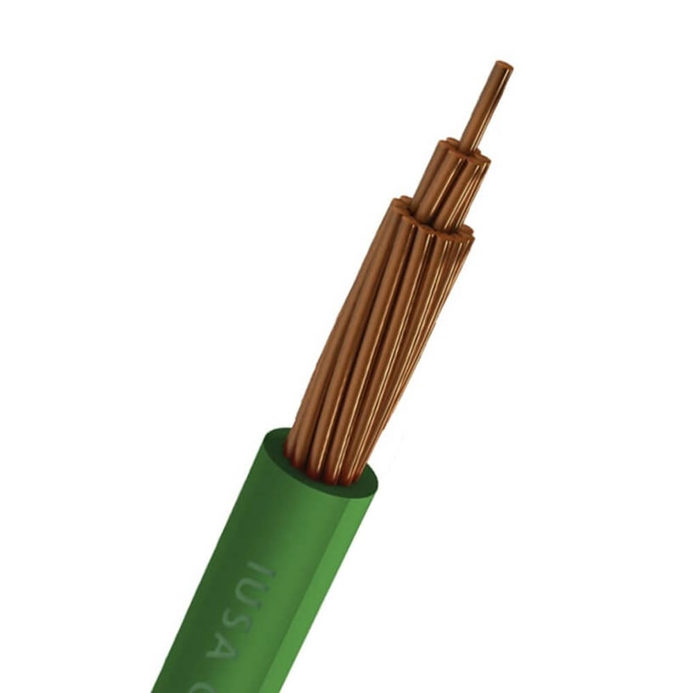 IUSA - IUSA Cable THHW-LS ROHS, Calibre 10 AWG, 20 Metros, Color Verde