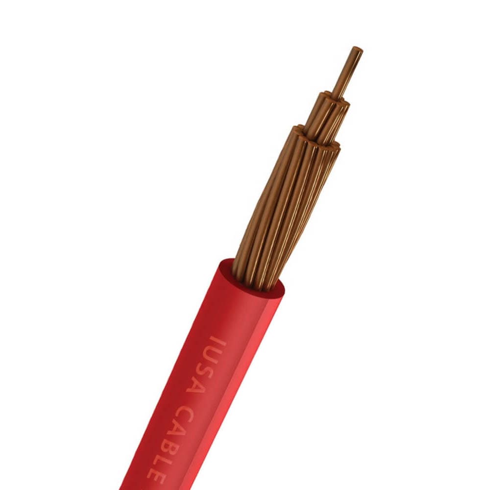 IUSA - Cable THHW-LS ROHS IUSA Calibre 10 AWG rojo 50M