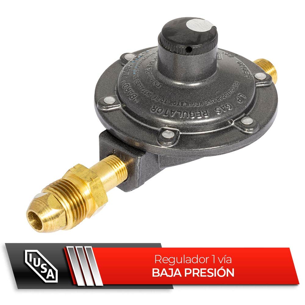 IUSA - Regulador gas L.P. baja presión para 1 cilindro mod. REG102 PPR2
