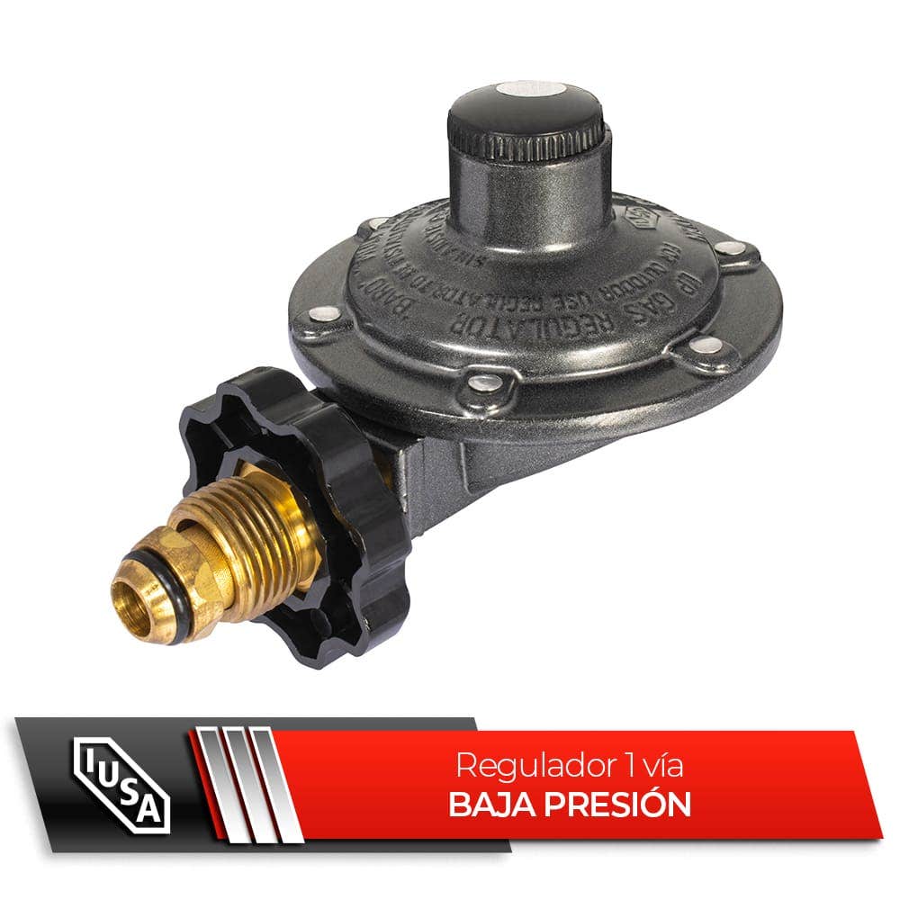 IUSA - Regulador gas L.P. baja presión para 1 cilindro mod. REG102 PSM2
