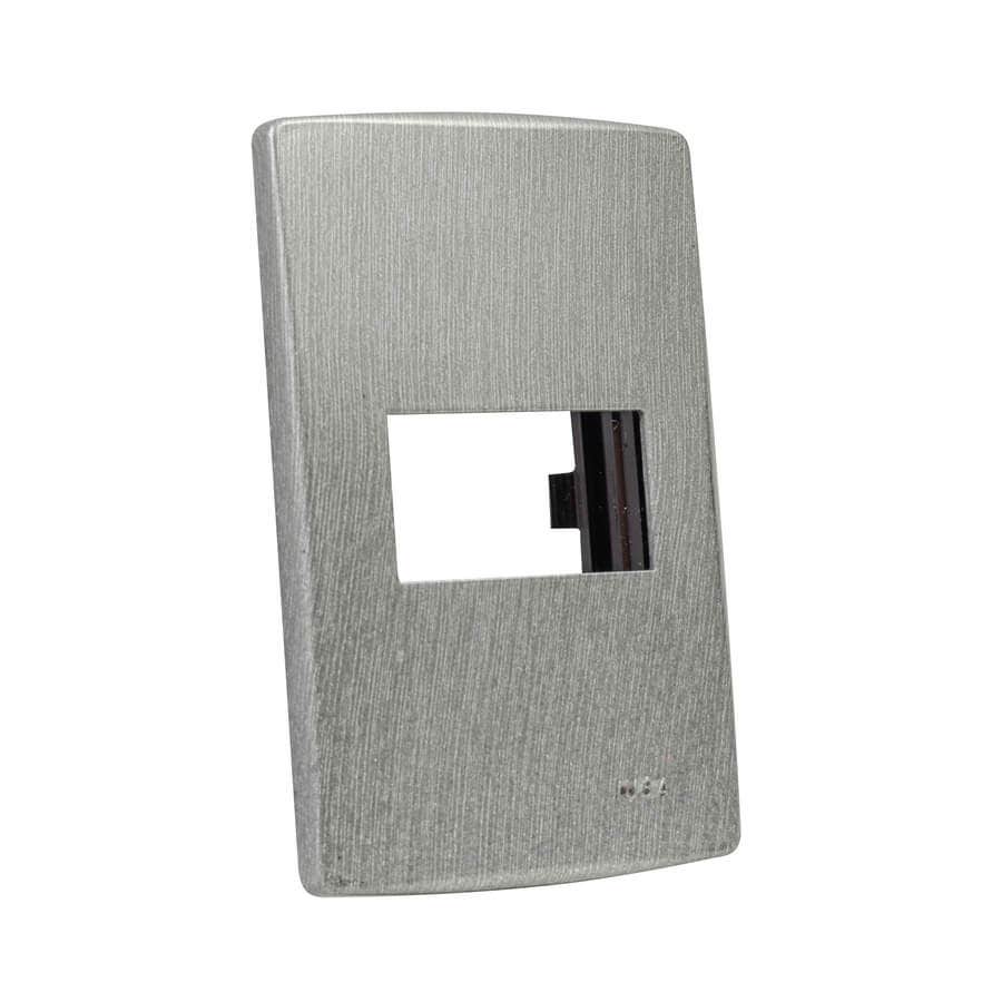 IUSA - Placa scudetto decore metálica de 1 ventana