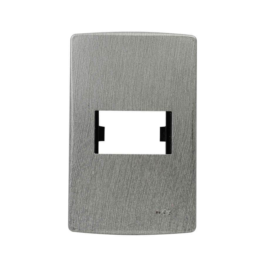 IUSA - Placa scudetto decore metálica de 1 ventana