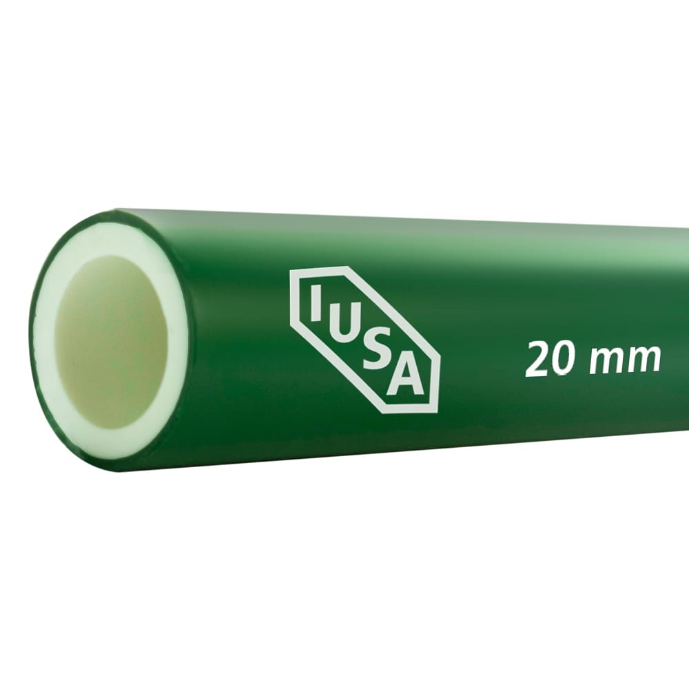 IUSA - Tubo bicapa ppr de 4 m 20 mm